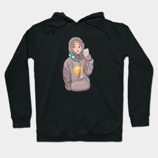 hoodie phone girl Hoodie